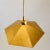 1970s Belgian Brass Umbrella Shaped Pendant Lamps, 1970s, Set of 2 For Sale - Image 5 of 12