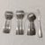 Mid-Century Modern Vintage Stainless Flatware Set- 12 Pieces For Sale - Image 3 of 4