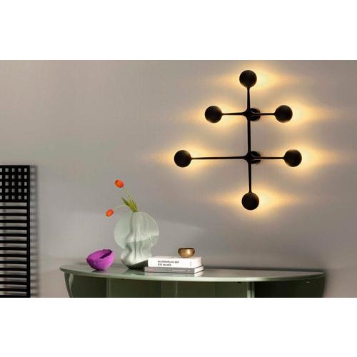 Contemporary Dot Pattern Light Appliques Spheres by Charles and Ray Eames for Cassina, Set of 2 For Sale - Image 3 of 11