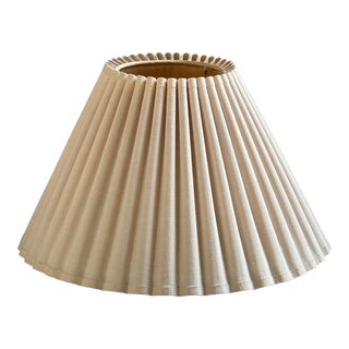 Small Mid-20th Century Scalloped Lamp Shade For Sale