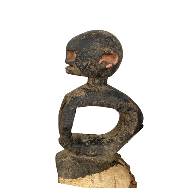 African Vintage Dogon Tribe Carved Wooden Monkey Mask 19.5" H For Sale - Image 3 of 7