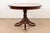 Henkel Harris Georgian Banded Mahogany Double Pedestal Extension Dining Table, Newly Refinished For Sale - Image 12 of 15