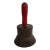 Antique Metal & Wood Schoolhouse Bell For Sale