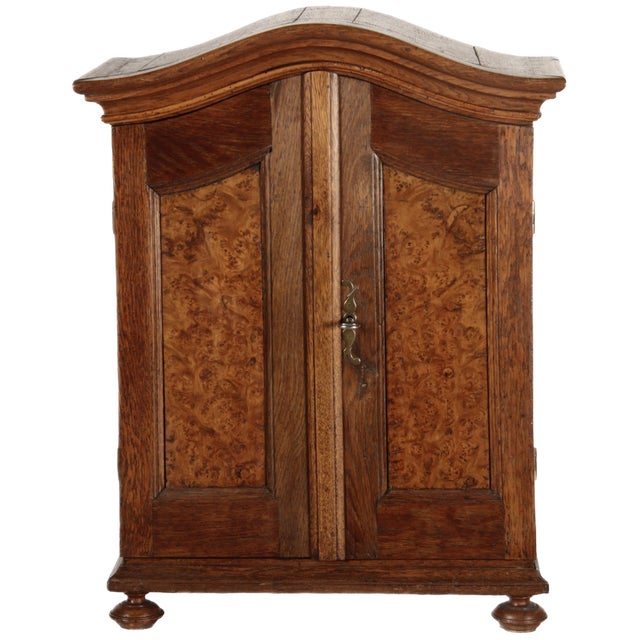 Antique Baroque Cabinet in Oak, 1750 For Sale