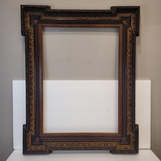 Frame in Carved Wood, Spain, 1890s For Sale - Image 3 of 18