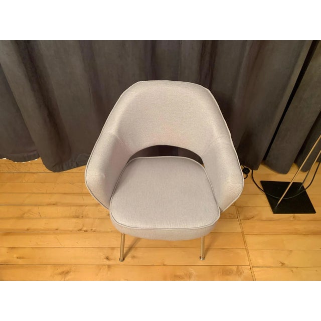 Gray Executive Armchair attributed to Eero Saarinen for Knoll, United States, 1960s For Sale - Image 8 of 13