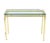 Brass Vintage Mid Century Brass and Glass Console Table For Sale - Image 8 of 8