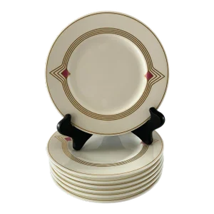 Vintage 1980s Villeroy & Boch Origo China Bread Plates - Set of 7