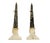 Grand Tour A Pair of Grand Tour Variegated Marble Obelisks For Sale - Image 3 of 7