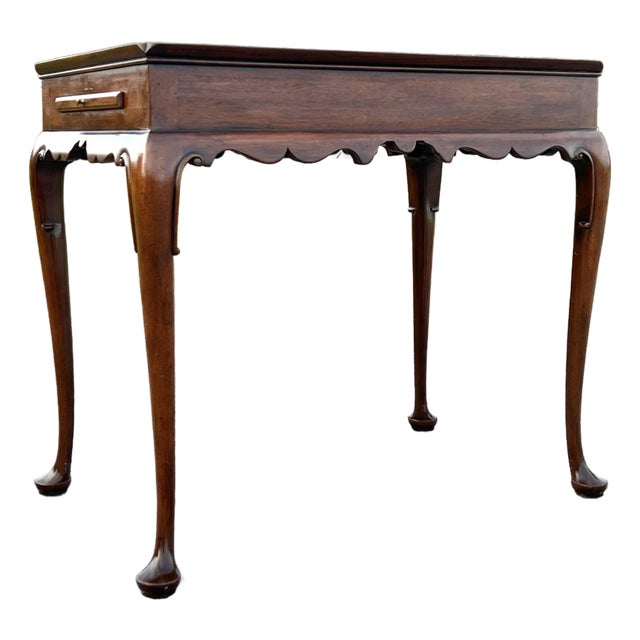 Kittinger Colonial Williamsburg Mahogany Tea Table For Sale
