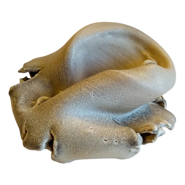 Stoneware Sculpture Vase by Carlo Zauli For Sale