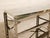Chrome Late 20th Century Chrome & Mirrored Glass Étagère Console With X-Brace Detail For Sale - Image 8 of 12