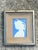 Baby Blue Vintage Italian Glazed Ceramic Profile Tile For Sale - Image 8 of 12