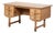 Brutalist Oak Desk by Henning Kjærnulf, Denmark, 1960s For Sale