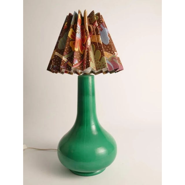 1960s Mid-Century Modern Emerald Green Table Lamp from Casa Pupo, London, 1960s For Sale - Image 5 of 12