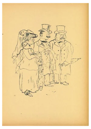 George Grosz, Bereaved, Original Offset and Lithograph, 1923