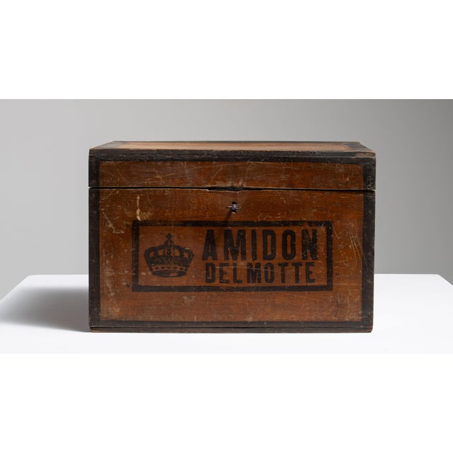 Wood 1900 - 1909 Belgium Chocolate Wood Box For Sale - Image 7 of 15