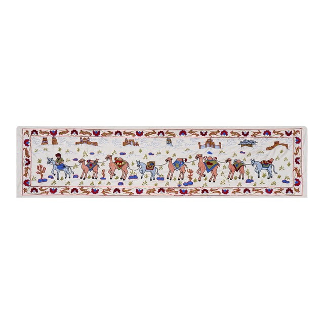 Bohemian Suzani Wall Hanging - Camel Runner For Sale