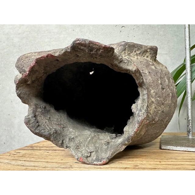 Terracotta Sculpture Head For Sale - Image 9 of 11