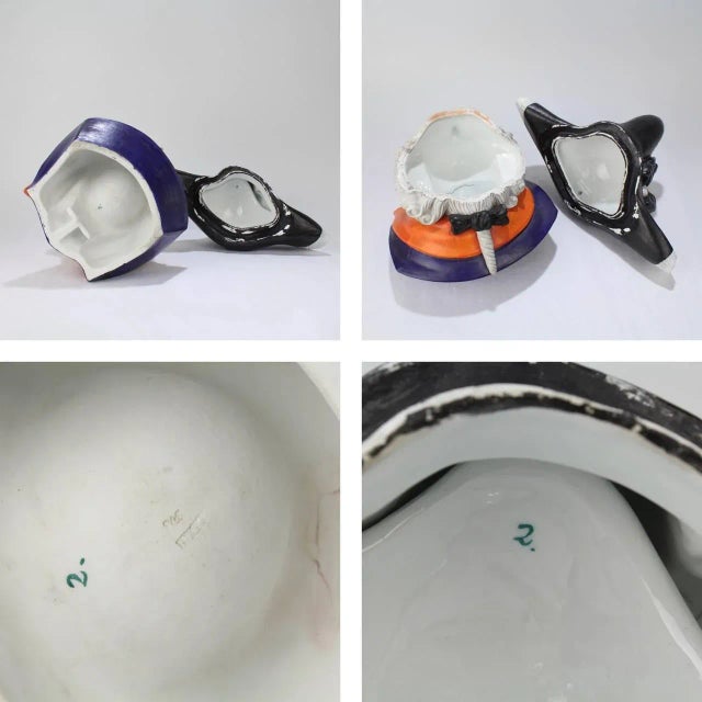 Antique Figural German Bisque Humidor of the Prussian King Frederick the Great For Sale - Image 11 of 13