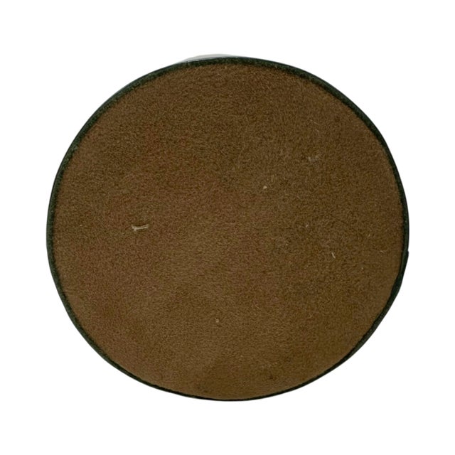 Vintage Jaguar Green Leather Table Lighter Made in England For Sale In Washington DC - Image 6 of 11