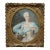 Large Antique French Louis XVI Pastel Portrait of a Nobel Woman C1870 For Sale