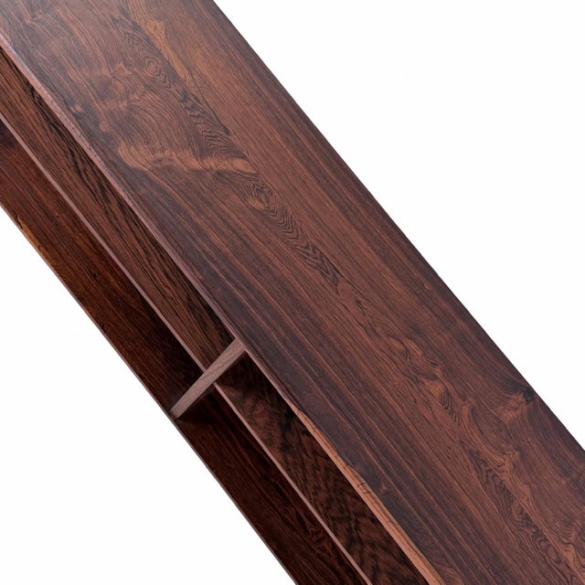 1960s Vintage Danish Rosewood Bookcase For Sale - Image 5 of 5