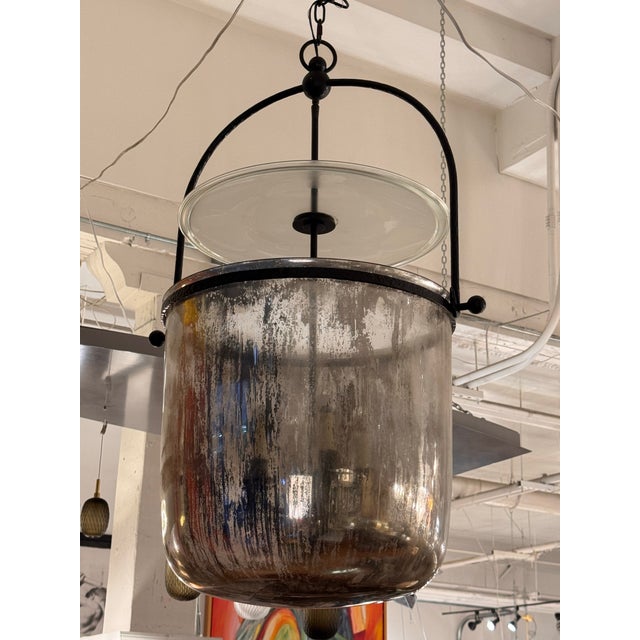 Visual Comfort Chapman & Myers for Visual Comfort Lorford Smoke Bell Lantern For Sale - Image 4 of 12