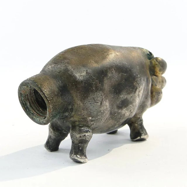 Art Nouveau French Figurative Salt Holder, 1890s For Sale - Image 10 of 13