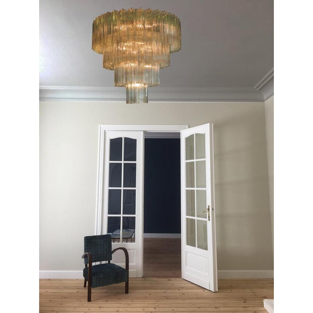 Italian Murano Glass Chandelier, 1980s, Set of 2 For Sale - Image 11 of 16