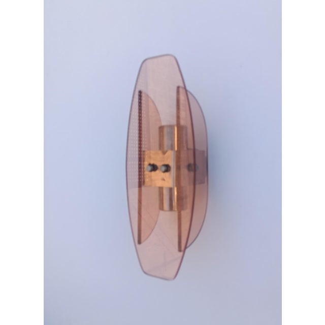1970s Vintage Glass Wall Sconce, 1970s For Sale - Image 5 of 6