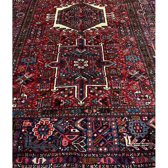 Textile 1950s Old Persian Karajeh Runner Rug 5’1″ X 14’5″ For Sale - Image 7 of 12