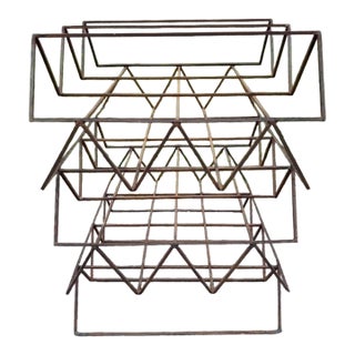 "Rust" — Abstract Steel Sculpture, Herbert Simon Estate, 1971 For Sale