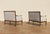 Pair of Antique French Louis XVI Style Upholstered Loveseats, Circa 1950s For Sale - Image 12 of 18