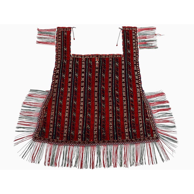 Vintage Turkmen Handwoven Horse Cover Blanket, 1920s For Sale - Image 4 of 18