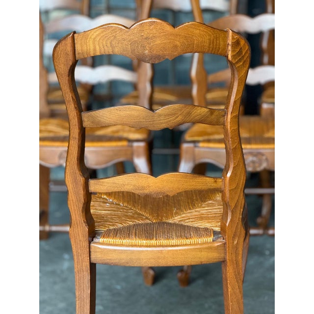 French Country Chairs, 1930s, Set of 8 For Sale - Image 16 of 18