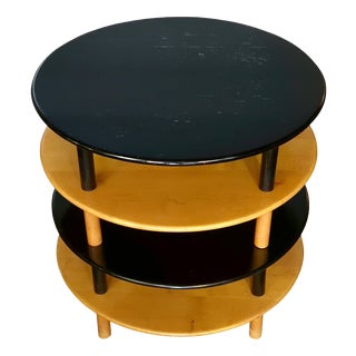 Danish Functionalist Decorative 4-Tiered Side Table by Kaj Gottlob, 1941 For Sale