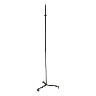 15th Century French Hand-Forged Iron Torchere For Sale