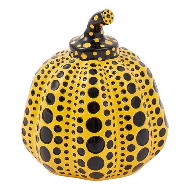 Mini Pumpkins in Resin from Yayoi Kusama, Set of 3 For Sale