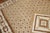 Textile Vintage Zabihi Collection Geometric Brown White Turkish Kilim - 6'8" x 8'11" For Sale - Image 7 of 11