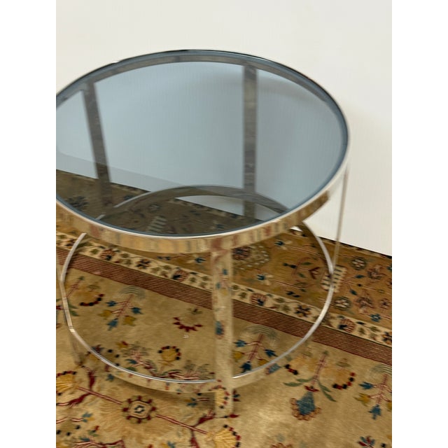 Silver Mitchell Gold + Bob Williams Vega Side Table For Sale - Image 8 of 12