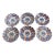 Antique Japanese Imari Scalloped Plates - Set of 6 For Sale