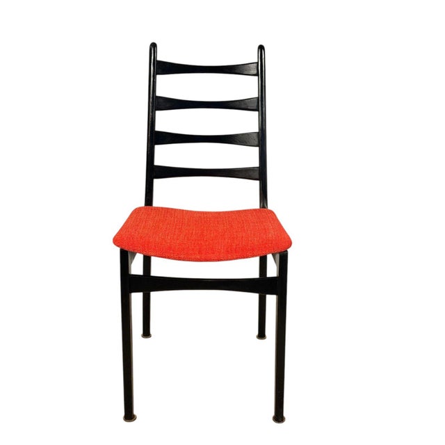 Mid 20th Century Set of 4 Italian Mid-Century Modern Ladder-Back Dining Chairs For Sale - Image 10 of 12