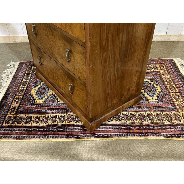 Art Deco English Sideboard in Burr Walnut, 1950s For Sale - Image 13 of 18