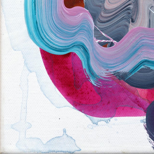 2020s Rainbow Tornado 1 - Original Abstract Acrylic Painting on Canvas by Shiri Phillips For Sale - Image 5 of 9