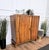 Impressive 1950s Italian cocktail liquor bar cabinet in beautiful wood with typically shaped two front doors. Once you...