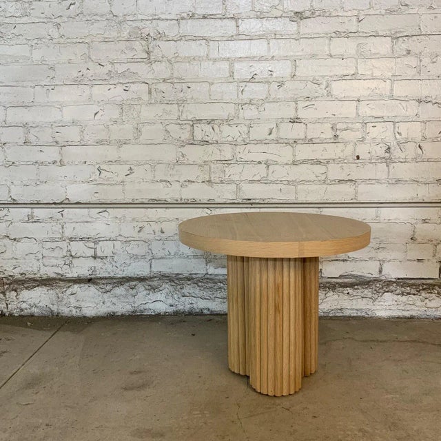 Four Curves Side table reeded edition -made to order For Sale - Image 12 of 12