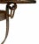 Early 20th Century Side Table Wrought Iron With Mirrored Glass For Sale - Image 5 of 7
