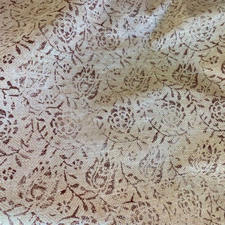 Rose Tarlow for Melrose House "Calais" Fabric in Taupe/Natural 100% Hemp Lined For Sale