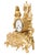 French Antique 19th-Century French Gilt Metal Figural Mantel Clock (Circa 1880s) For Sale - Image 3 of 4